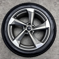 20 inch originele quatro rotor velgen + zomer banden Audi Q5 80A601025S