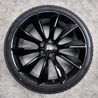 21 inch originele Turbine velgen + zomerbanden Tesla Model S 1017337-00 6005868-00