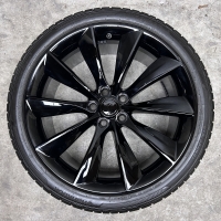 21 inch originele Turbine velgen + zomerbanden Tesla Model S 1017337-00 6005868-00