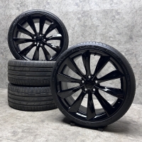 21 inch originele Turbine velgen + zomerbanden Tesla Model S 1017337-00 6005868-00