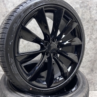 21 inch originele Turbine velgen + zomerbanden Tesla Model S 1017337-00 6005868-00