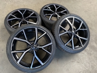 19 inch originele Volkswagen Golf 8 Estoril GTI velgen + zomerbanden 5H0601025S set 2