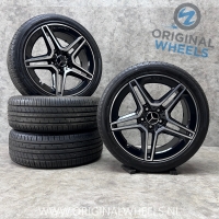 18 inch originele AMG velgen + zomerbanden Mercedes A B klasse CLA A1774011500