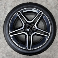 18 inch originele AMG velgen + zomerbanden Mercedes A B klasse CLA A1774011500