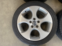 17 inch originele Denver velgen + zomerbanden VW Golf GTI 1K0601025BB