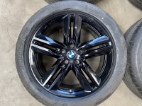 18 inch originele velgen + zomerbanden BMW X1 F48 X2 F39 style 570 M 7850456 zwart