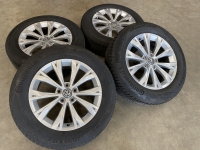 17 inch originele Montana velgen + vierseizoenenbanden Volkswagen Tiguan 5NA601025  set 1