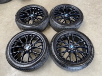 18 inch originele velgen + winterbanden BMW 3 serie F30 F31 Style 405 M (2)