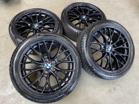 18 inch originele velgen + winterbanden BMW 3 serie F30 F31 Style 405 M (2)