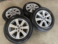 17 inch Borbet velgen + 4 seizoenen banden  Volkswagen transporter T5 T6