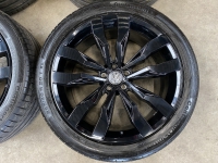 zwarte 20 inch originele Suzuka velgen + zomerbanden Volkswagen Tiguan 5NN601025E (2)