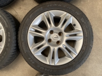 16 inch originele velgen + zomerbanden Opel Corsa D E