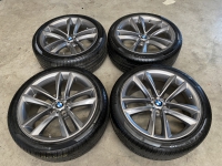 19 inch originele velgen + zomerbanden BMW 5 serie G30 G31 style 630 6881665 set 3