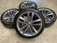 19 inch originele velgen + zomerbanden BMW 5 serie G30 G31 style 630 6881665 set 3