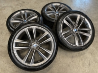 19 inch originele velgen + zomerbanden BMW 5 serie G30 G31 style 630 6881665 set 3