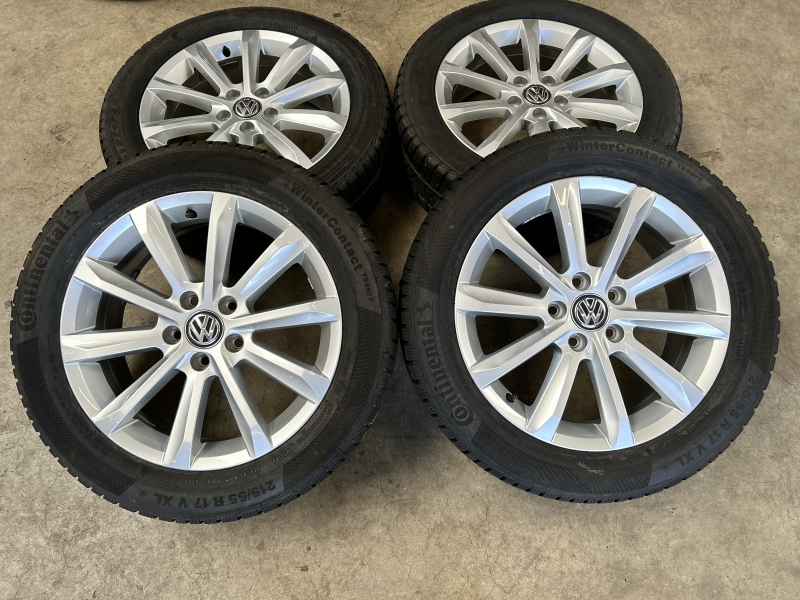 17 inch originele Helsinki velgen + winterbanden Volkswagen Passat  3G0601025C set 1