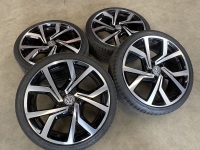 19 inch originele Brescia velgen + zomerbanden Volkswagen Golf 7 clubsport 5G0601025CL