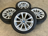 17 inch originele velgen + winterbanden BMW 3 / 4 serie F30 F31 F36 style 395 set 1