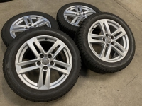 17 inch originele velgen + winterbanden Audi A4 B9 8W0601025P set 4