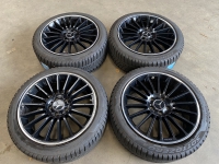 18 inch AMG velgen + winterbanden Mercedes A B C CLA E klasse KBA 49852