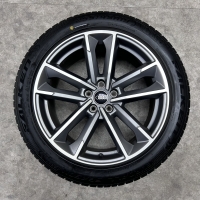 19 inch originele Audi sport velgen + all season banden Q3 83A601025B