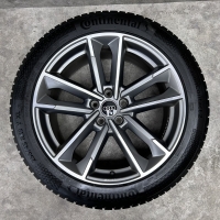 19 inch originele Audi sport velgen + all season banden Q3 83A601025B