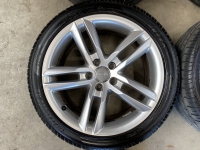 18 inch originele velgen + zomerbanden Audi A4 B8 8K0601025CC