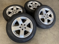 16  inch velgen + winterbanden Mercedes E klasse W212 205 60 16