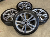 18 inch originele avantgarde velgen + zomerbanden Mercedes C klasse W205 A2054012802 1