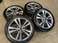 18 inch originele avantgarde velgen + zomerbanden Mercedes C klasse W205 A2054012802 1