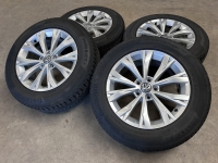 17 inch originele Montana velgen + winterbanden Volkswagen Tiguan set 2 5NA601025