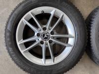 16 inch originele velgen + winterbanden Mercedes A, B klasse CLA A1774010100