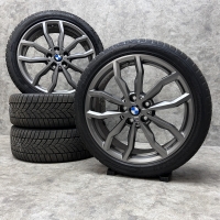 18 inch originele M velgen + winterbanden BMW 1 serie F40 style 711 M