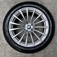 18 inch originele velgen + winterbanden BMW 5 / 6 serie G30 G31 styling 619 set 1