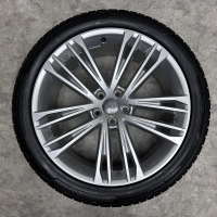 20 inch originele velgen + zomerbanden Audi A6 A7 S7 4K C8 4K8601025F (zilver)