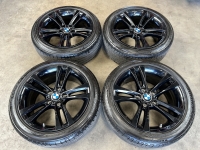 18 inch originele velgen + zomerbanden BMW 3 - 4 serie style 397 696247 zwart