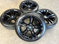 18 inch originele velgen + zomerbanden BMW 3 - 4 serie style 397 696247 zwart