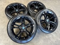 18 inch originele velgen + zomerbanden BMW 3 - 4 serie style 397 696247 zwart