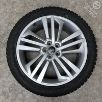 20 inch originele velgen + winterbanden Audi Q5 hybrid 80A601025L set C