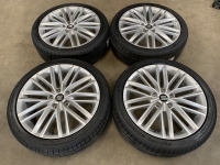 18 inch originele velgen + zomerbanden Seat Leon 575601025D set 2