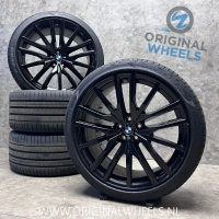 22 inch originele velgen + zomerbanden BMW X5 X6 G05 G06 742 M 8090013 8090014