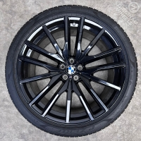 22 inch originele velgen + zomerbanden BMW X5 X6 G05 G06 742 M 8090013 8090014