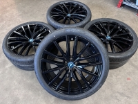 22 inch originele velgen + zomerbanden BMW X5 X6 G05 G06 742 M 8090013 8090014