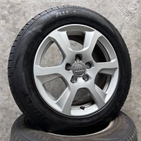 16 inch originele velgen + all season banden Audi A4 B8 8K0601025F
