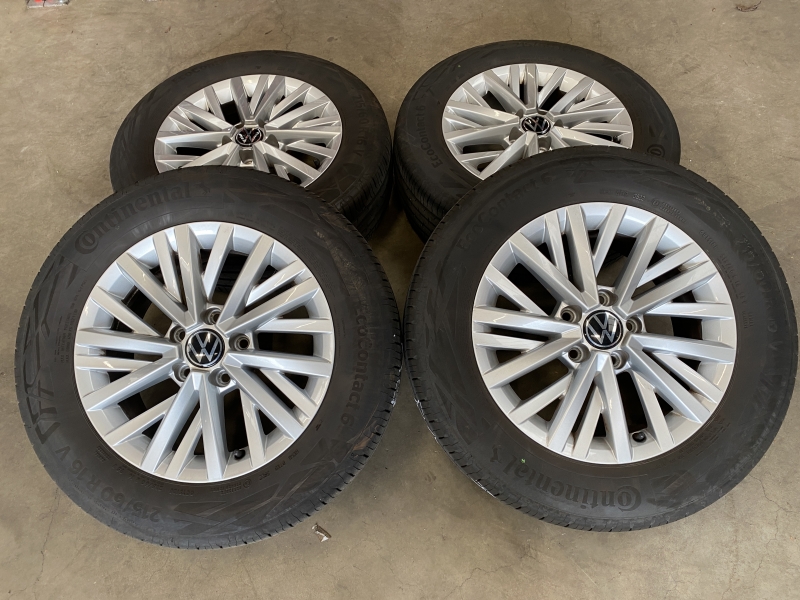 16 inch originele Chester velgen + zomerbanden Volkswagen T-Roc 2GA601025AA set 4