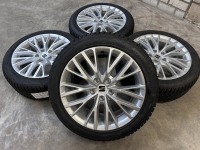 17 inch originele velgen + winterbanden Seat Leon 5FA601025B