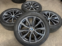 20 inch originele velgen + winterbanden BMW X5 G05 style 740 M 8071996  set A