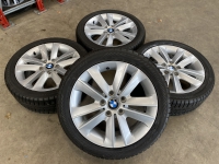 17 inch originele velgen + winterbanden BMW 1 serie E87 style 141 677552113