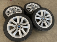 17 inch originele velgen + winterbanden BMW 1 serie E87 style 141 677552113