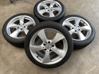 17 inch Borbet velgen + winterbanden Mercedes A B klasse CLA